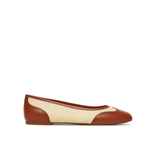 LAUREN RALPH LAUREN Baleriny Jayna 802961799001 Beżowy ze sklepu MODIVO w kategorii Balerinki - zdjęcie 182673174