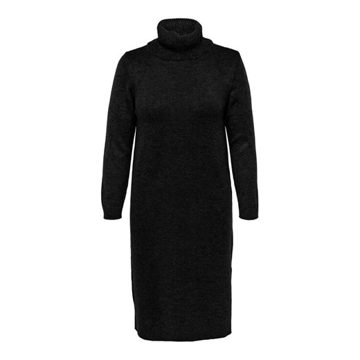 ONLY Carmakoma Sukienka dzianinowa 15283137 Czarny Box Fit ze sklepu MODIVO w kategorii Sukienki - zdjęcie 182673200