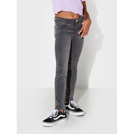 Kids ONLY Jeansy Royal 15234572 Szary Skinny Fit ze sklepu MODIVO w kategorii Spodnie dziewczęce - zdjęcie 182673211