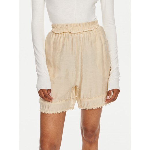 Munthe Szorty materiałowe Ohimo 242140224232 Beżowy Loose Fit ze sklepu MODIVO w kategorii Szorty - zdjęcie 182673280