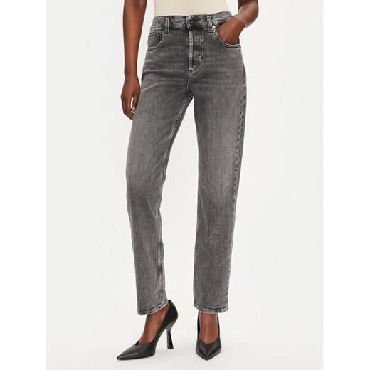 Replay Jeansy WB461 .000.613 759 Szary Straight Fit ze sklepu MODIVO w kategorii Jeansy damskie - zdjęcie 182673321