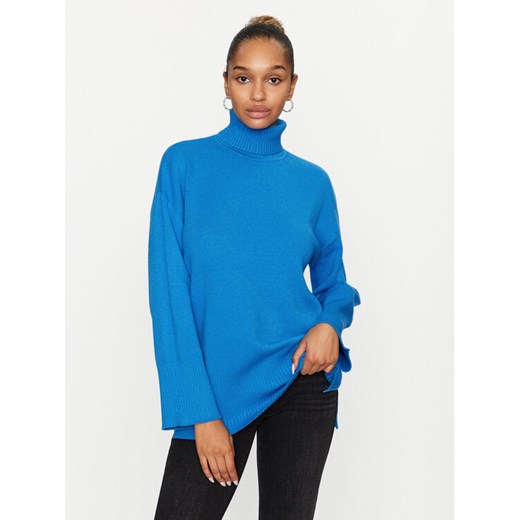 Vero Moda Golf 10290626 Niebieski Relaxed Fit ze sklepu MODIVO w kategorii Swetry damskie - zdjęcie 182673354
