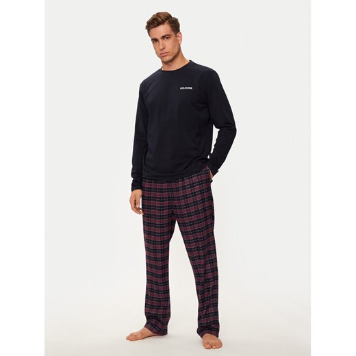 Tommy Hilfiger Piżama UM0UM03360 Granatowy Regular Fit ze sklepu MODIVO w kategorii Piżamy męskie - zdjęcie 182673393