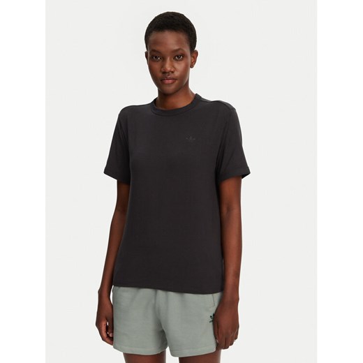 adidas T-Shirt Premium Essentials JD4765 Czarny Regular Fit ze sklepu MODIVO w kategorii Bluzki damskie - zdjęcie 182673411