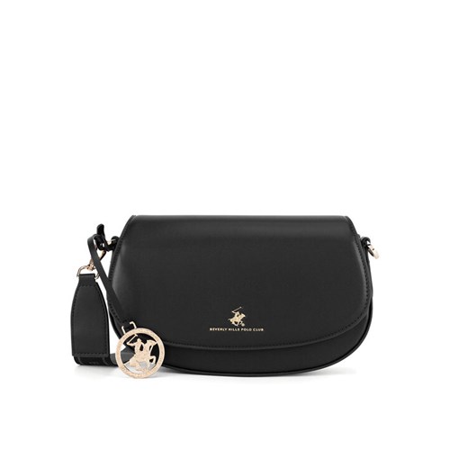 Beverly Hills Polo Club Torebka BHPC-S-001-07 Czarny ze sklepu MODIVO w kategorii Listonoszki - zdjęcie 182673501