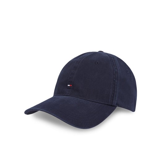 Tommy Hilfiger Czapka z daszkiem Essential Flag Soft Cap AW0AW17131 Granatowy ze sklepu MODIVO w kategorii Czapki z daszkiem damskie - zdjęcie 182673534