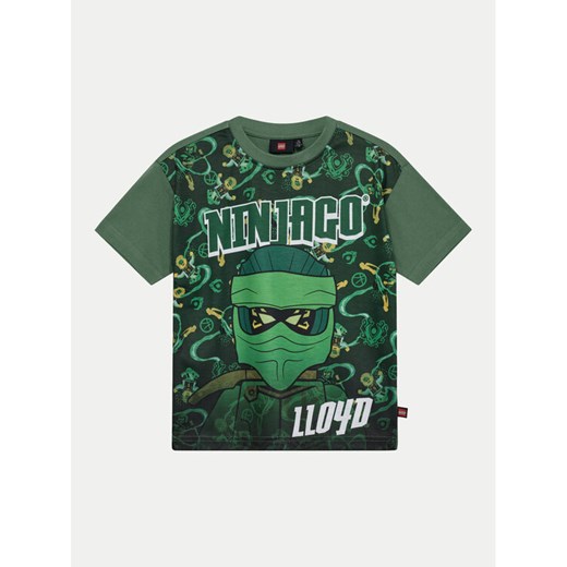 LEGO T-Shirt Ninjago 12011405 Zielony Regular Fit ze sklepu MODIVO w kategorii T-shirty chłopięce - zdjęcie 182673541