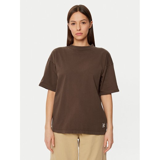 Champion T-Shirt 117449 Brązowy Loose Fit Champion XS MODIVO