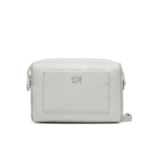 Calvin Klein Torebka Ck Daily Camera Bag_Croco K60K612140 Szary ze sklepu MODIVO w kategorii Listonoszki - zdjęcie 182673632