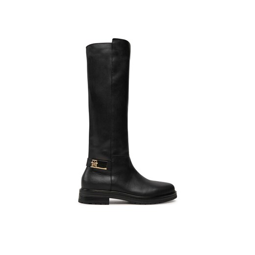 Tommy Hilfiger Oficerki FW0FW08335 Czarny ze sklepu MODIVO w kategorii Kozaki damskie - zdjęcie 182673634