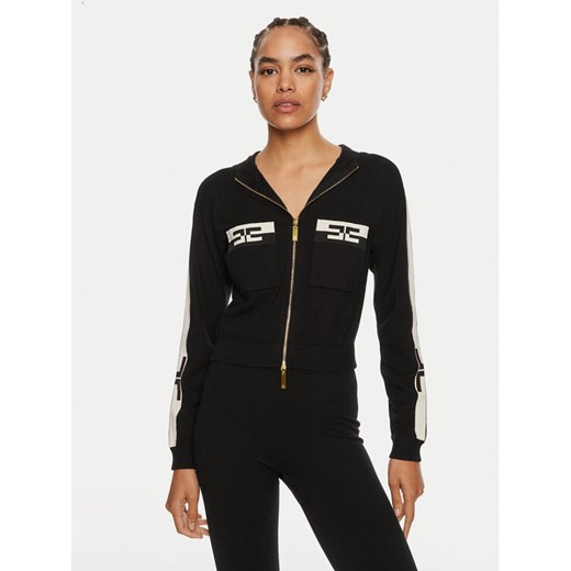 Elisabetta Franchi Sweter MK-56S-46E2 Czarny Regular Fit ze sklepu MODIVO w kategorii Swetry damskie - zdjęcie 182673662