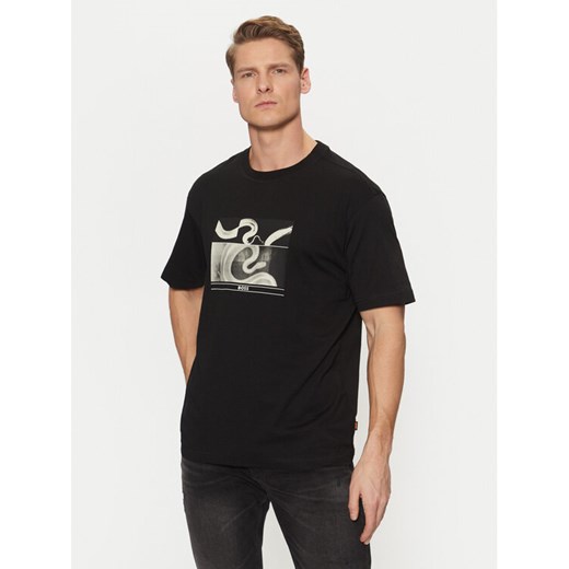 BOSS T-Shirt 50534919 Czarny Regular Fit ze sklepu MODIVO w kategorii T-shirty męskie - zdjęcie 182673663