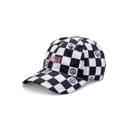 Vans Czapka z daszkiem Court Side Printe VN0A34GRY0J1 Czarny ze sklepu MODIVO w kategorii Czapki z daszkiem damskie - zdjęcie 182673721