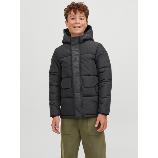 Jack&Jones Junior Kurtka zimowa 12246122 Czarny Regular Fit ze sklepu MODIVO w kategorii Kurtki chłopięce - zdjęcie 182673843