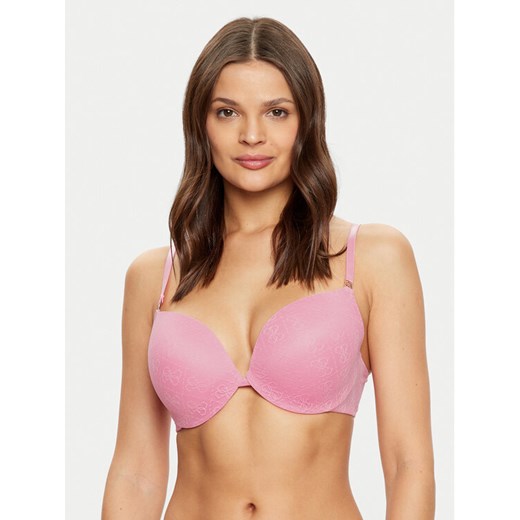 Guess Biustonosz push-up O5RC12 KCLB0 Różowy ze sklepu MODIVO w kategorii Biustonosze - zdjęcie 182673862