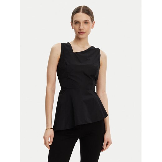 DKNY Bluzka P4JA1Z31 Czarny Regular Fit ze sklepu MODIVO w kategorii Bluzki damskie - zdjęcie 182673864
