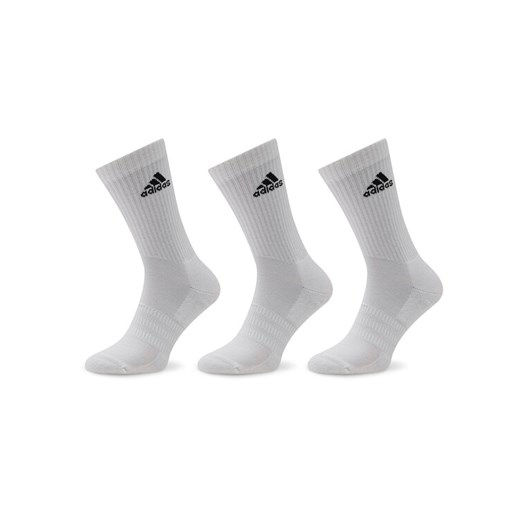 adidas Skarpety wysokie unisex Cushioned Crew Socks 3 Pairs HT3446 Biały ze sklepu MODIVO w kategorii Skarpetki damskie - zdjęcie 182673871
