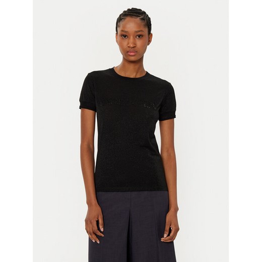 Patrizia Pepe Bluzka 8K0278/K128-K250 Czarny Regular Fit ze sklepu MODIVO w kategorii Bluzki damskie - zdjęcie 182673880