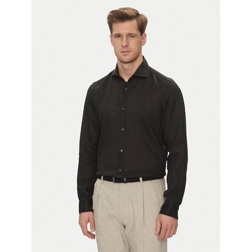 JOOP! Koszula 17 JSH-146Pai-W 30046075 Czarny Slim Fit ze sklepu MODIVO w kategorii Koszule męskie - zdjęcie 182673931