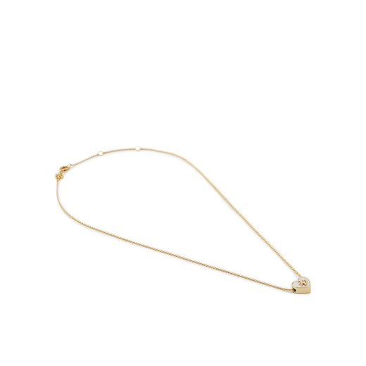 Tory Burch Naszyjnik Kira Heart 160160 Złoty ze sklepu MODIVO w kategorii Naszyjniki - zdjęcie 182673940