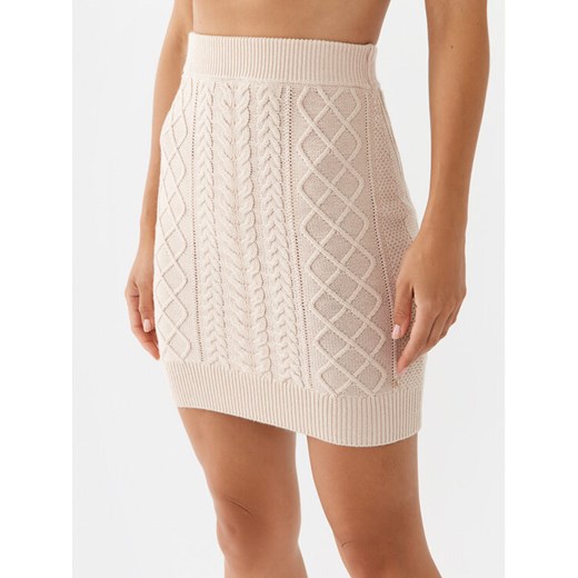 Guess Spódnica mini W3YD68 Z37L1 Szary Regular Fit ze sklepu MODIVO w kategorii Spódnice - zdjęcie 182674033