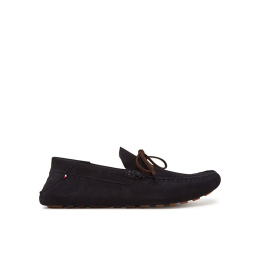Tommy Hilfiger Mokasyny Hilfiger Folded Suede Driver FM0FM05385 Granatowy ze sklepu MODIVO w kategorii Mokasyny męskie - zdjęcie 182674090