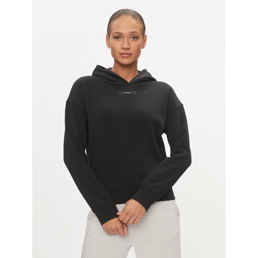 Calvin Klein Bluza Micro Logo K20K206631 Czarny Regular Fit ze sklepu MODIVO w kategorii Bluzy damskie - zdjęcie 182674112
