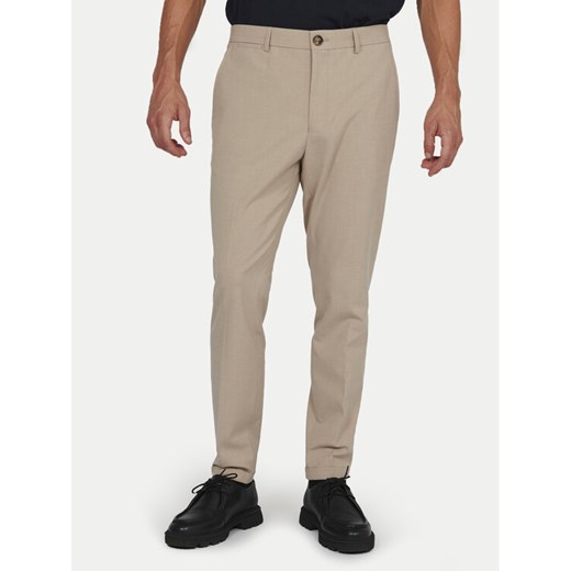 Matinique Spodnie materiałowe 30205157 Beżowy Slim Leg ze sklepu MODIVO w kategorii Spodnie męskie - zdjęcie 182674170