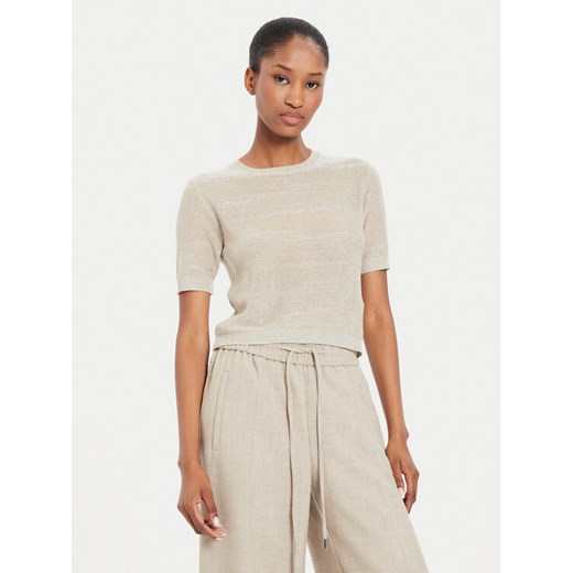 Marella Sweter 2423366231 Beżowy Regular Fit ze sklepu MODIVO w kategorii Swetry damskie - zdjęcie 182674271