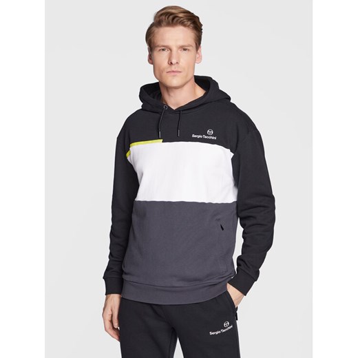 Sergio Tacchini Bluza Incastro 39522 Szary Regular Fit ze sklepu MODIVO w kategorii Bluzy męskie - zdjęcie 182674404