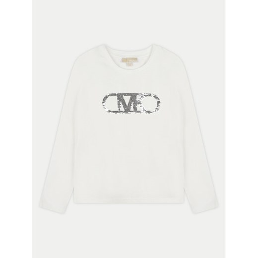 MICHAEL KORS KIDS Bluzka R30145 M Biały Regular Fit ze sklepu MODIVO w kategorii T-shirty chłopięce - zdjęcie 182674410