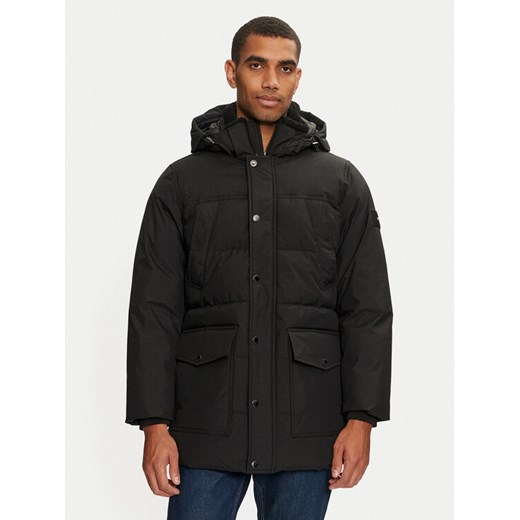 Tommy Hilfiger Kurtka zimowa Rockie MW0MW36593 Czarny Regular Fit ze sklepu MODIVO w kategorii Kurtki męskie - zdjęcie 182674450