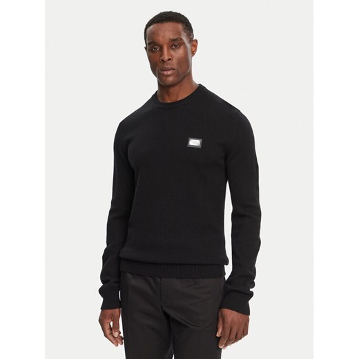 Dolce&Gabbana Sweter GXO39T JEMQ4 Czarny Regular Fit ze sklepu MODIVO w kategorii Swetry męskie - zdjęcie 182674474