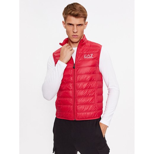 EA7 Emporio Armani Kamizelka 8NPQ01 PN29Z 1462 Czerwony Regular Fit ze sklepu MODIVO w kategorii Kamizelki męskie - zdjęcie 182674492