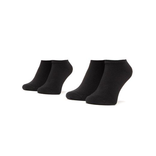 Tommy Hilfiger Zestaw 2 par niskich skarpet unisex 301390 Czarny ze sklepu MODIVO w kategorii Skarpetki damskie - zdjęcie 182674494