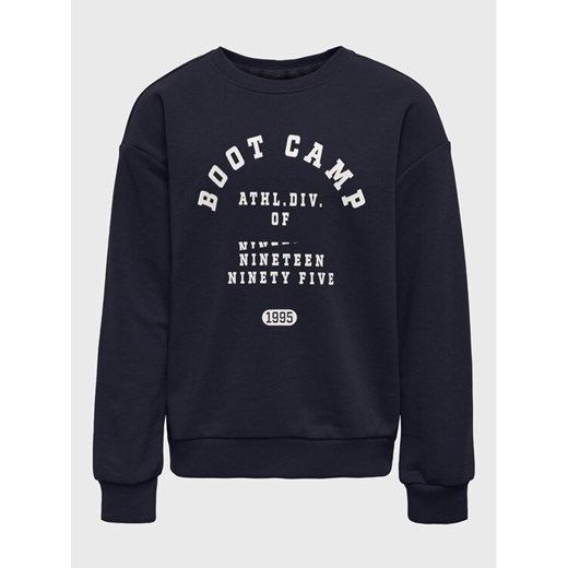 Kids ONLY Bluza Ziggy 15271455 Granatowy Regular Fit ze sklepu MODIVO w kategorii Bluzy chłopięce - zdjęcie 182674584