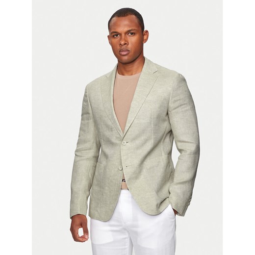 JOOP! Marynarka Hoverest 30041961 Beżowy Slim Fit ze sklepu MODIVO w kategorii Marynarki męskie - zdjęcie 182674591