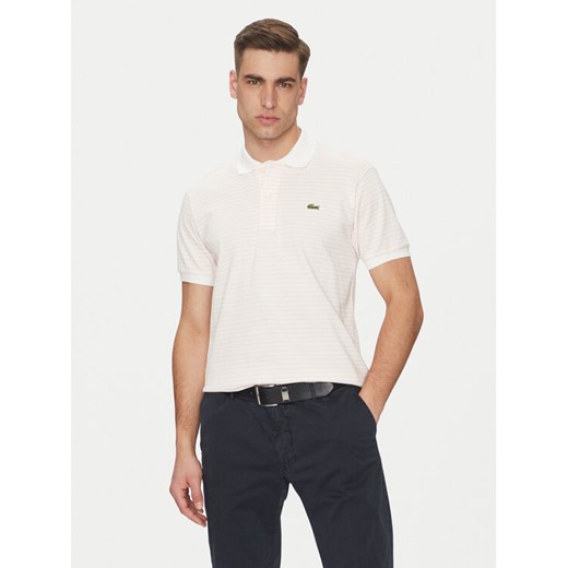 Lacoste Polo PH9753 Różowy Classic Fit ze sklepu MODIVO w kategorii T-shirty męskie - zdjęcie 182674623