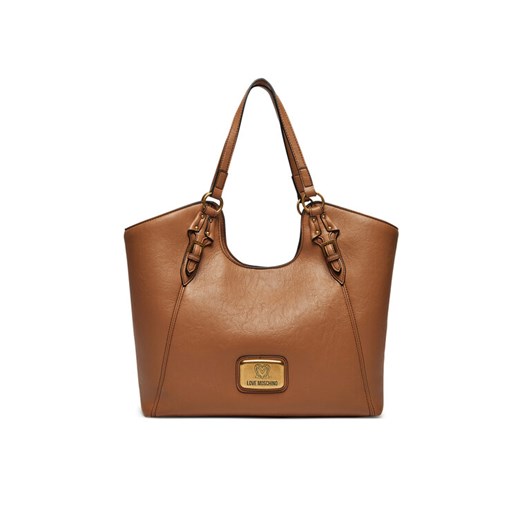 LOVE MOSCHINO Torebka JC4270PP0LKB0208 Brązowy ze sklepu MODIVO w kategorii Torebki damskie - zdjęcie 182674633