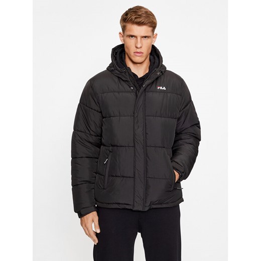 Fila Kurtka zimowa FAM0455 Czarny Regular Fit ze sklepu MODIVO w kategorii Kurtki męskie - zdjęcie 182674720