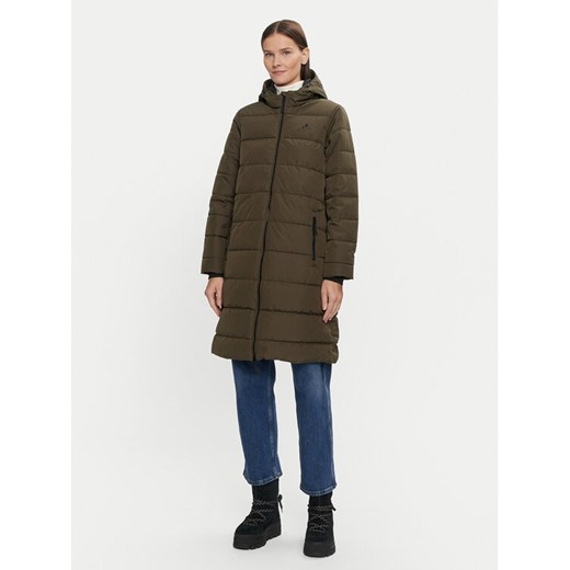 Whistler Kurtka zimowa Amaret W Long Puffer W234603 Zielony Regular Fit ze sklepu MODIVO w kategorii Kurtki damskie - zdjęcie 182674744