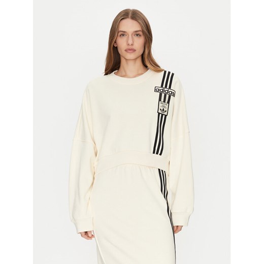 adidas Bluza Adibreak JD0084 Écru Regular Fit ze sklepu MODIVO w kategorii Bluzy damskie - zdjęcie 182674752