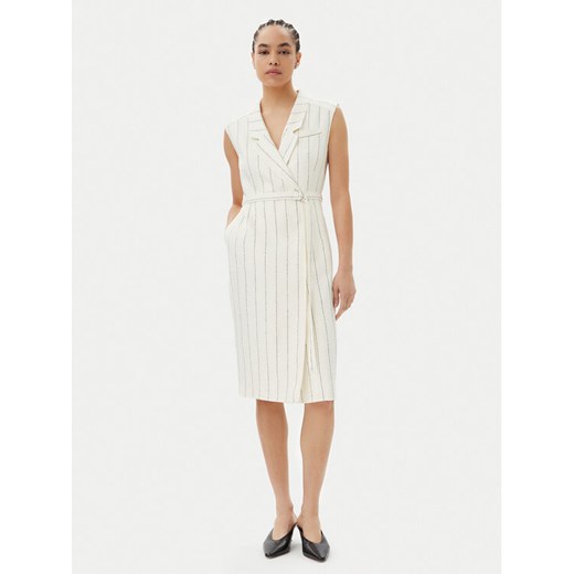 BOSS Sukienka codzienna Drupe 50540617 Beżowy Relaxed Fit ze sklepu MODIVO w kategorii Sukienki - zdjęcie 182674764