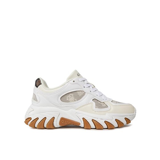 Guess Sneakersy Norina FLJNOR FAL12 Beżowy ze sklepu MODIVO w kategorii Buty sportowe damskie - zdjęcie 182674780