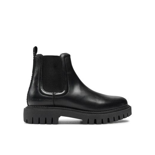 Tommy Hilfiger Sztyblety Chunky FM0FM05197 Czarny ze sklepu MODIVO w kategorii Buty zimowe męskie - zdjęcie 182674821