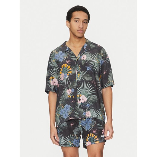 HUGO Koszula Beach 50540065 Zielony Relaxed Fit ze sklepu MODIVO w kategorii Koszule męskie - zdjęcie 182674911