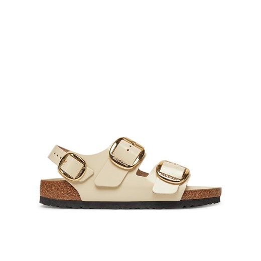 Birkenstock Sandały Milano Big Buckle 1025395 Écru ze sklepu MODIVO w kategorii Sandały damskie - zdjęcie 182674913