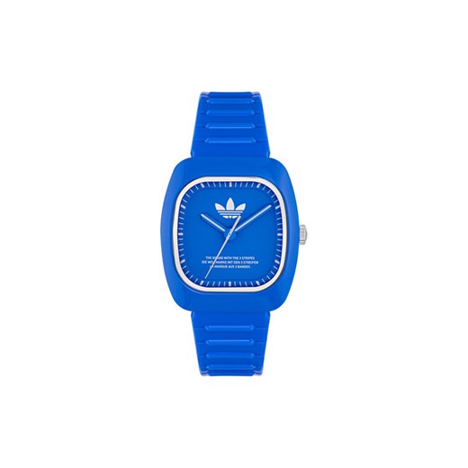 adidas Zegarek Retro Wave Two AOSY24530 Niebieski ze sklepu MODIVO w kategorii Zegarki - zdjęcie 182674921