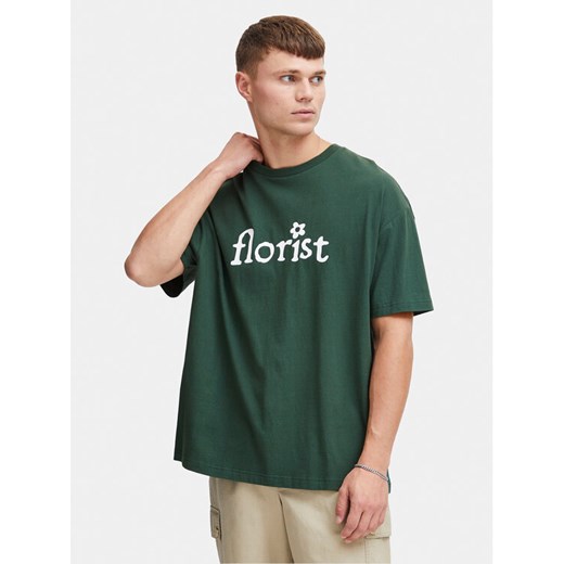 Solid T-Shirt 21108143 Zielony Regular Fit ze sklepu MODIVO w kategorii T-shirty męskie - zdjęcie 182674942