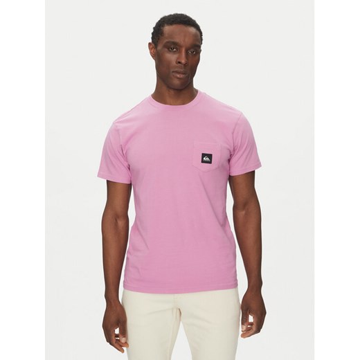 Quiksilver T-Shirt EQYZT08035 Fioletowy Regular Fit ze sklepu MODIVO w kategorii T-shirty męskie - zdjęcie 182674952